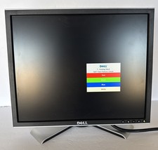 Dell 1907FPC 19” LCD Flat Panel Monitor 1280x1024 DVI VGA + Power Cord Works picture