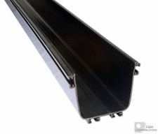 NEW FGSB-MSHS-A ADC TE COMMSCOPE FIBERGUIDE 4 INCH 6FT STRAIGHT SECTION BLACK picture