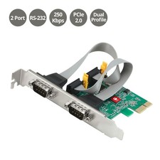SIIG JJ-E20711-S1 2 Port DP Cyber RS-232 2S PCIe Card - 250Kbps picture