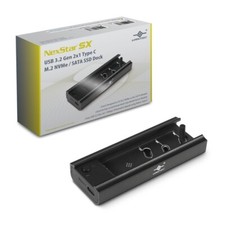Vantec NexStar SX, USB 3.2 Gen 2x1 Type C M.2 NVMe/SATA SSD Dock picture