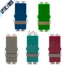25Pcs LC to LC SM/MM Duplex Optic Fiber Connector Fiber Optical Coupler Adapter  picture