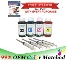 4x100ml refill ink (non-OEM) 202 T202 For XP-5100 WF-2860 Refillables  picture