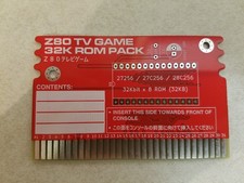 Z80 TV Game Cartridge PCB by Alex J Lowry, Red, PCB Only, US Seller picture
