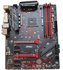 MSI B450 Gaming Plus MAX ATX AM4 Motherboard DDR4 with I/O Shield Tested Working picture