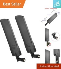 Universal Dual SMA 4G LTE Antenna 10dBi - Wideband Omni Directional (2 Pcs) picture