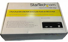 StarTech SV231DD2DUA 2 Port Dual DVI USB KVM Switch with Audio & USB 2.0 Hub picture