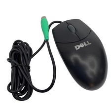 Dell Logitech M-S69 Wired PS/2 Mouse Black 0W1668 picture