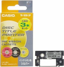 CASIO Disc Title Printer Ink Ribbon TR-18-3P 3pcs From Japan picture