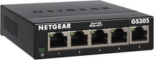 NETGEAR 5-Port Gigabit Ethernet Unmanaged Switch (Gs305) Desktop Quiet Fanless picture