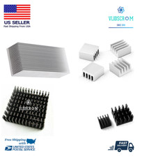 Silver Aluminum Heat Diffuser Sink Cooling Fan Cooler Radiator Heatsink CPU PC picture