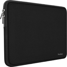 Naukay Laptop Sleeve Case, 15.6 Inch,Resistant Neoprene Notebook Computer Poc... picture
