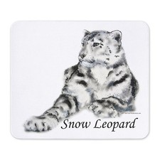 CafePress Snow Leopard Non-slip Rubber Mousepad, Gaming Mouse Pad (111734407) picture