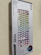 Redragon KUMARA K552W-RGB-JPTI JP TKL Silver Switch RGB Keyboard Unused picture