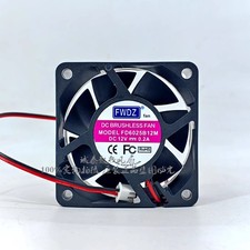 1PCS New FWDZ FD6015S12M DC12V 0.1A 6cm 0.2A Silent Fan FD6025R12M picture