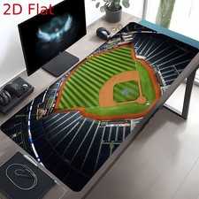 Baseball-Themed Mouse Pad Compatible for PC/Laptop Desk with Baseball Field La picture