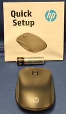 HP Ultra Slim Bluetooth Mouse F3J92AA, sleek ergonomic Black AA battery OEM -NEW picture