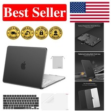 Complete Protection Kit for MacBook Neo 13 inch A3404 – Stylish Black Shell picture