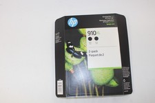 New HP 910XL Black Ink Cartridge 2 Pack 3JB42BN - Exp. 12/2027 picture