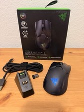 Razer Viper Ultimate Wireless Gaming Mouse w/ Charging Dock Dongle Box Black picture