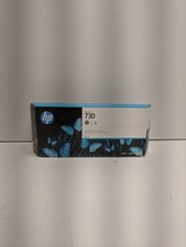 NEW GENUINE - HP 730 GRAY INK 300ml DesignJet P2V72A - Sealed Box 12/2027 picture