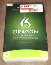 Nuance Dragon Dictate 2.0 Speech recognition for Mac OS X Speak and words appear picture