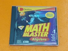 ⭐️⭐️⭐️⭐️⭐️ Davidson Math Blaster Algebra 1 (1997) Windows 95 / Macintosh CD ROM picture