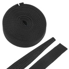 MECCANIXITY Braided Cable Sleeves 3/8 Black 10ft | Heat Shrinkable Fabric Sle... picture
