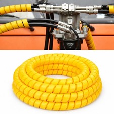 25Ft Spiral Wrap Hose Cable Protector 3/4 Inch Heavy Duty Hydraulic Hose Wrap... picture