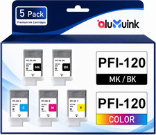 PFI-120 Pigment Ink Cartridge 130ml for TM-300 TM-305 TM-200 TM-205 Y/M/C/BK/MK picture