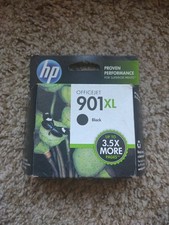Genuine HP 901XL Black Ink Cartridge High Yield CC654AN OEM Exp Unknown picture