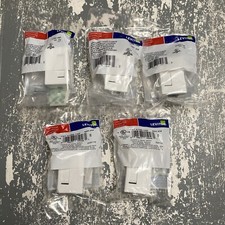 5 Pack - 41089-1WP - LEVITON - Plenum - Surface Mount Box - SMB - White - 1Port picture