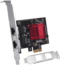 Dual PCIe Gigabit Network Card 1000M PCI Express Ethernet Adapter with Intel ... picture