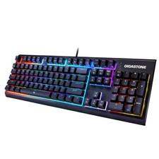 Gigastone GK-12 Wired Gaming Keyboard, RGB LED, Brown Switch Mechanical Keyboard picture