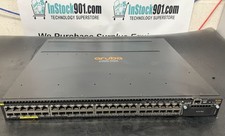 HP Aruba JL074A 3810M 48p PoE+ Switch 2x JL087A + JL084A 4-Port Stacking module picture