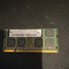 Qimonda 1GB PC2-5300S DDR2 200-Pin SO-DIMM Registered RAM HYS64T128021 picture