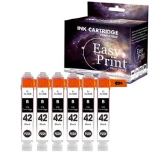 6PK CLI42 CLI 42 CLI-42 Black Ink Cartridge for Pro100S Pro100 Printer picture