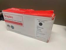 Staples Laser Toner STCF210A HP 131A/CF210A Black box opened Cartridge unopened picture