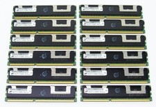 Micron 48GB 12x4GB PC3-8500R DDR3 MT36JSZF51272PZ-1G1F1 ECC Reg Server Memory picture