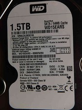 Western Digital 1.5TB WD15EARS-00MVWB0 DCM:HARNHTJMA | 29 MAY 2014 picture