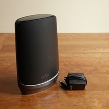 Netgear Orbi RBSE960B Satellite AXE11000 WiFi 6 Mesh Black RBSE960 CONVERTED 960 picture
