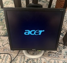 Acer 4:3 LCD Computer Monitor 17” - Model AL1716F w/Ergotron Neo-Flex Stand picture