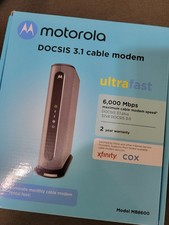 Motorola MB8600 DOCSIS 3.1 Cable - Black picture