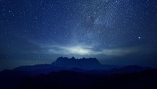 Landscape night sky stars Custom Gaming Mat Desk picture
