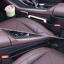 Car Seat Gap Filler, Multifunctional Seat Side Gap Filler with Cup Holder & O... picture
