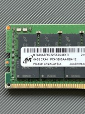 MICRON MTA36ASF8G72PZ-3G2E1TI 64GB DDR4 PC4-3200AA RDIMM ECC picture