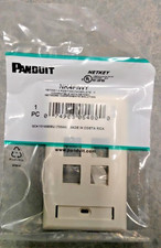 Panduit NK4FIWY NetKey 1-Gang 4-Port Faceplate ABS Off White picture