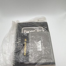 Electronic Arts PaperClip III Vintage User Manual Spiral Binder Booklet W/ Disk picture