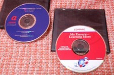 Lot of 2: Compaq My Presario Learning + Knowledge Center (2000) CD Computer Util picture