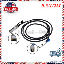 12Gbps QSFP SFF 8436 to Mini SAS SFF 8644 External Mini SAS Cable 0.5/1/2Meters picture
