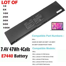🧡LOT OF Battery E7440 For Dell Latitude 14 7000 PFXCR 34GKR PFXCR 451-BBFT 47Wh picture